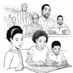 Educational Timeline of Civil Rights Movement Coloring Pages 2