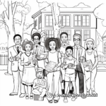Educational Timeline of Civil Rights Movement Coloring Pages 4