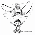 Electric Ceiling Fan Coloring Pages 1