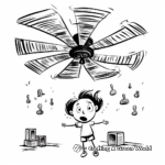 Electric Ceiling Fan Coloring Pages 2