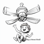 Electric Ceiling Fan Coloring Pages 3