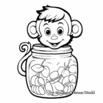 Elf on the Shelf Caught in the Cookie Jar Coloring Pages 4