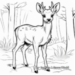 Elk in the Wilderness Coloring Pages 3