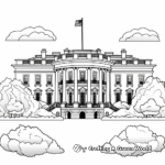 Emblematic White House Coloring Pages 3