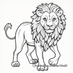 Emboldening Lion Spirit Animal Coloring Pages 3