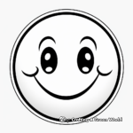 Emoji-Inspired Smiley Face Coloring Sheets 1