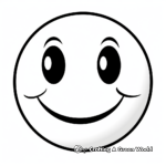 Emoji-Inspired Smiley Face Coloring Sheets 4