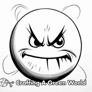 Smiley Face Coloring Pages - Free &amp; Printable!