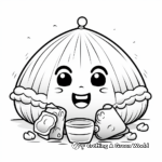 Empanada Dumpling Coloring Pages for Food Lovers 3