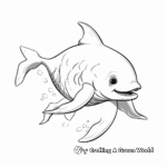 Enchanting Beluga Whale Coloring Pages 2