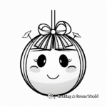 Enchanting Christmas Ornament Coloring Pages 2