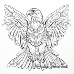 Enchanting Eagle Spirit Animal Coloring Pages 1