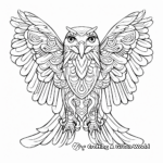 Enchanting Eagle Spirit Animal Coloring Pages 3