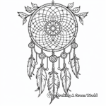 Enchanting Mandalas within Dream Catcher Coloring Pages 3