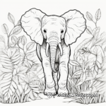 Enchanting Rainforest Animals Coloring Pages 1