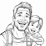Encouraging Coach Dad Coloring Pages 4
