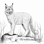 Endangered Lynx Species Coloring Pages 1