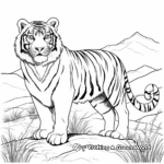 Endangered Siberian Tiger Coloring Pages 3
