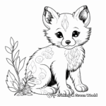 Endearing Red Panda Cub with Mother Coloring Pages 2