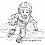 Energetic USA Sports Coloring Pages 3