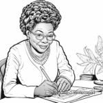 Engaging Maya Angelou Poems Coloring Pages 4