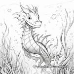 Enthralling Barbed Sea Dragon Coloring Pages 2