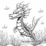 Enthralling Barbed Sea Dragon Coloring Pages 4