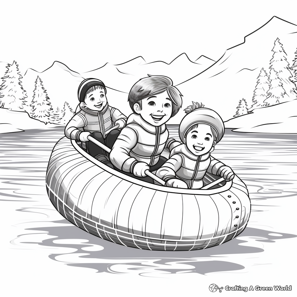 Entrancing Ice Safety Coloring Pages 4