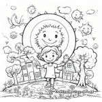 Environmental Sustainability Earth Day Coloring Sheets 1