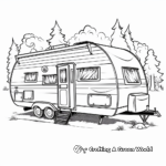 Exciting Camper Trailer Coloring Pages 3