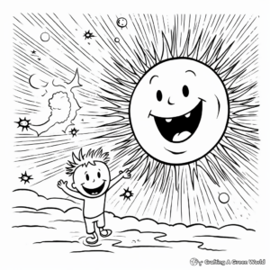 Exciting Comet Coloring Pages 2