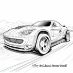 Exciting Drag Race Car Coloring Pages 4
