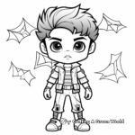 Exciting Halloween Costumes Coloring Pages for Kids 4