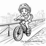 Exciting Road Bike Coloring Pages 3