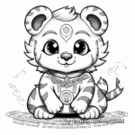 Exclusive Zodiac Tiger Chinese Calendar Coloring Pages 1