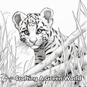 Clouded Leopard Coloring Pages - Free &amp; Printable!