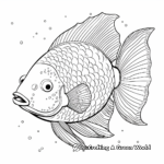 Exotic Discus Fish Coloring Pages for Enthusiasts 2