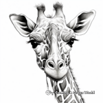 Exotic Giraffe Species Coloring Pages 2