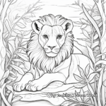 Exotic Jungle Animal Coloring Pages 3
