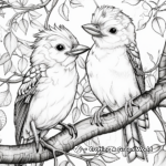Exotic Jungle Birds Coloring Pages 3