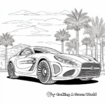 Exotic Luxury Car Coloring Pages 1