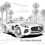 Exotic Luxury Car Coloring Pages 3