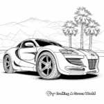 Exotic Luxury Car Coloring Pages 4