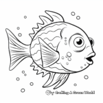 Exotic Puffer Fish Coloring Pages 1