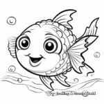 Exotic Puffer Fish Coloring Pages 2