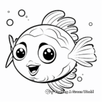 Exotic Puffer Fish Coloring Pages 3