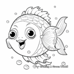 Exotic Puffer Fish Coloring Pages 4