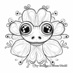 Exotic Red Eyed Tree Frog Coloring Pages 2