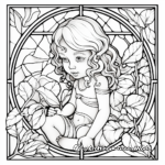 Exotic Stained Glass Coloring Pages for Adults 1