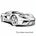 Exotic Super Car Coloring Pages 1